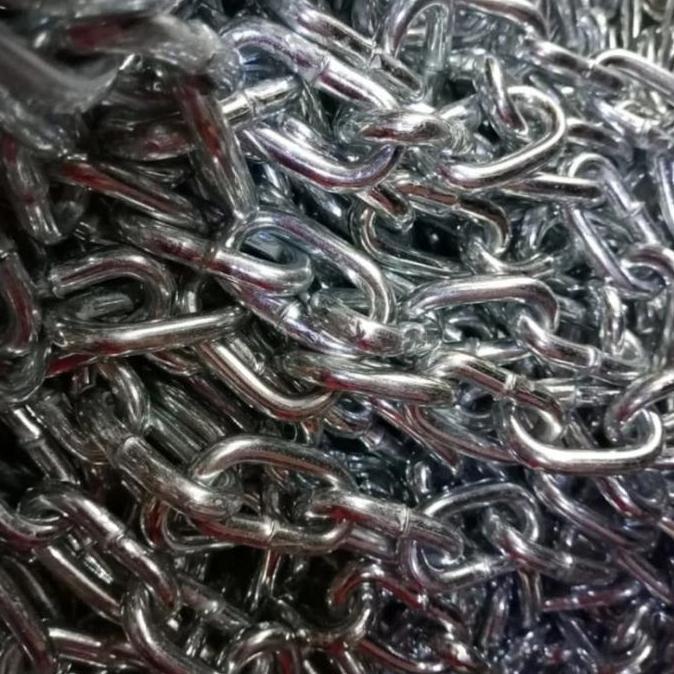 rantai besi . rantai pagar . rantai 5mm . rante 1 meter