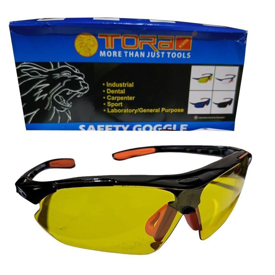 DISKON TORA KACAMATA SAFETY WARNA KUNING - SAFETY GLASSES