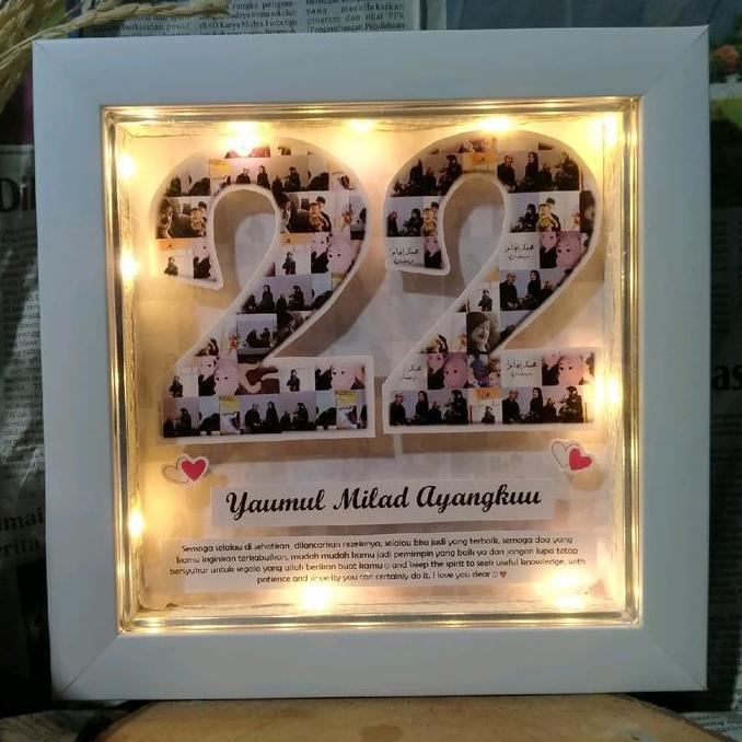 POPUP ANGKA 20x20 cm kado anniversary pacar hadiah anniversary kado ultah pacar kado ulang tahun pac