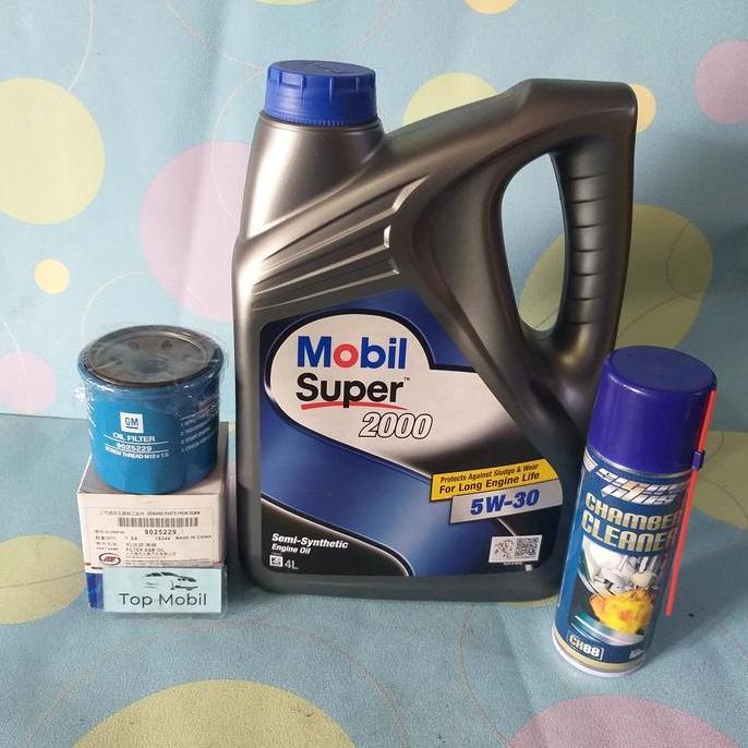 ROKAROKEON Paket oli mesin Mobil Super 5W-30 API SN 4L New Wuling Confero (3)