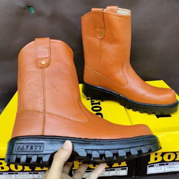 BEST SELLER SEPATU SAFETY KULIT UJUNG BESI | SEPATU SAFETY KULIT ASLI ORIGINAL SEPATU SAFETY LODONG 