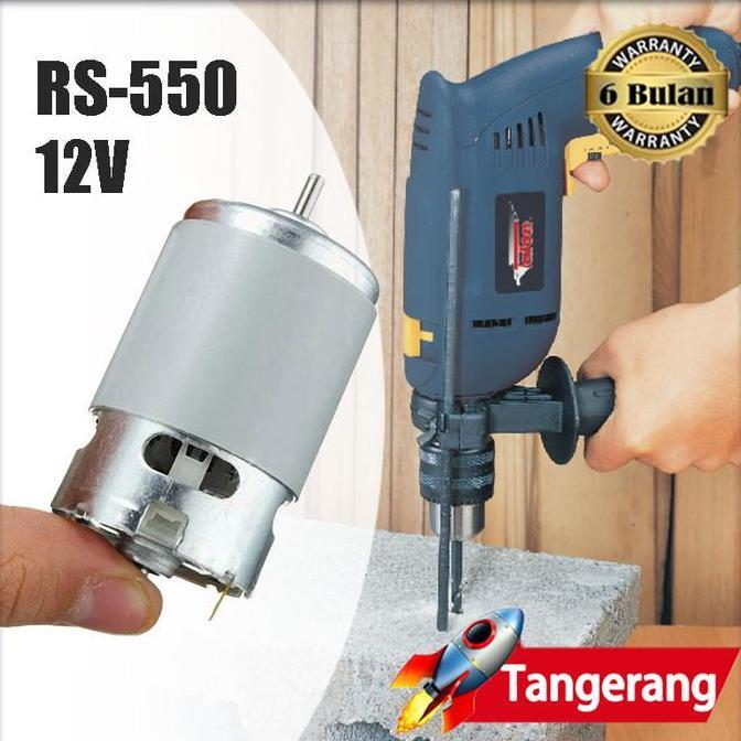 TOKOKUSHOP Rs550 Dinamo Motor Dc 12v 19500 Rpm Cordless Drill