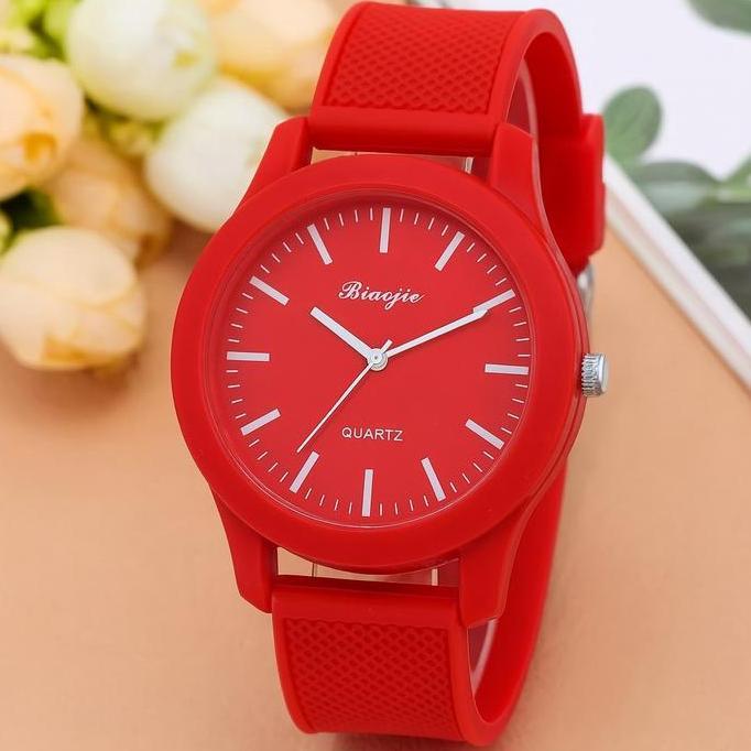 DV35 - J219 Jam Tangan Pria Wanita Quartz Analog Unisex Gaya Retro Ulzzang Elegan Kaca Watches