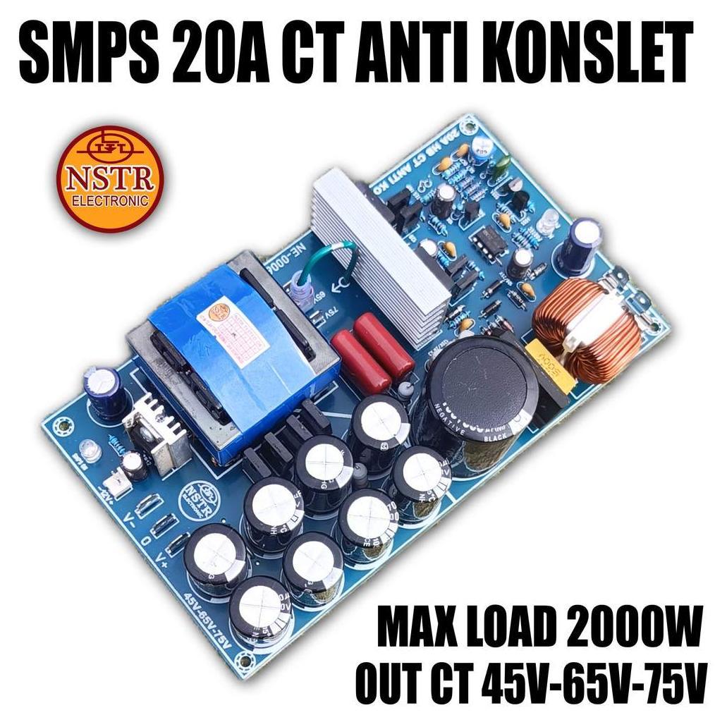 SMPS 20A CT HB ANTI KONSLET OUT 45V-65V-75V terlaris