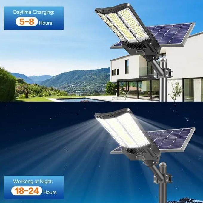 SNI5000W Proyek Teknik lampu jalan tenaga surya Aluminum shell IP68 Waterproof lampu tenaga surya ot
