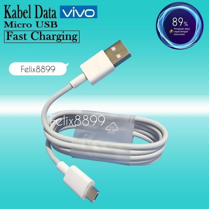 KABEL DATA VIVO ORIGINAL 100% MICRO USB FAST CHARGING VIVO Y12