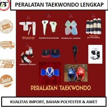 PERALATAN TAEKWONDO LENGKAP / FULL SET CUSTOM / PERLENGKAPAN TAEKWONDO AGR