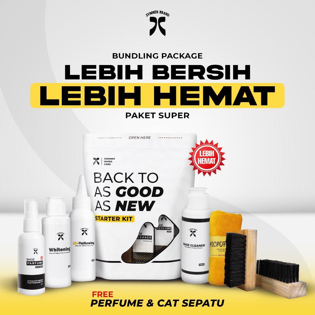 Paket Super Pembersih Sepatu Parfum Usaha Pemula Laundry Sepatu Starter Kit Promo