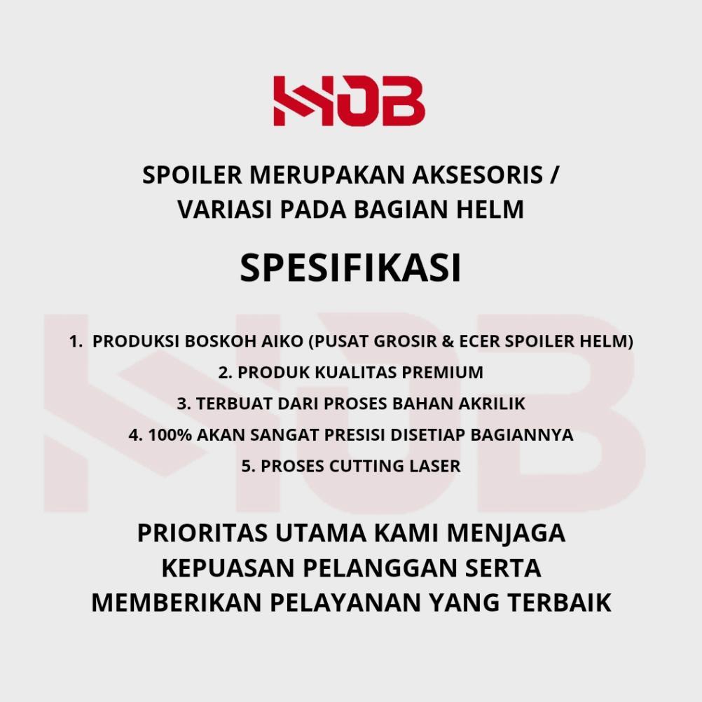 HOT DEALS Spoiler Helm JPX NOVA  HELM JPX SPOILER HELM JPX NOVA VARIASI HELM JPX - spoiler helm Jpx 