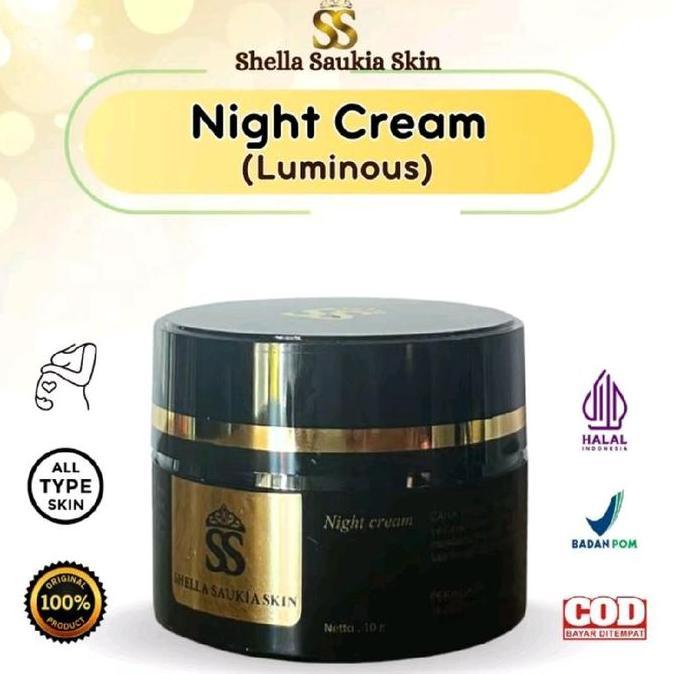 HARGA DISKON FREE1 SS skin shellasaukia cream siang cream malam bonus labubu