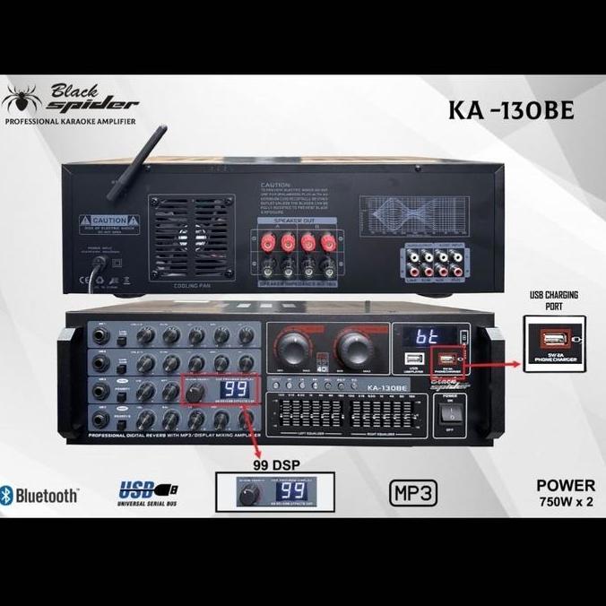 Ampli Black Spider Ka 130 Be Amplifier Blackspider Ka 130Be Ka130Be Restock