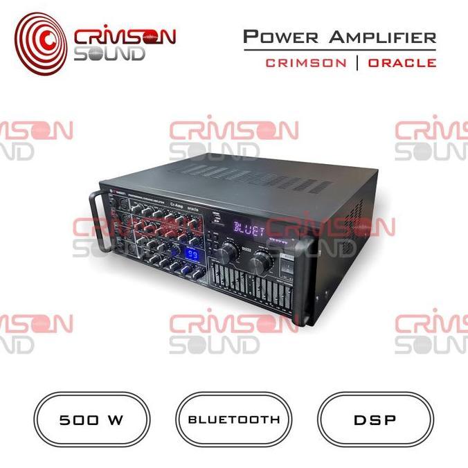 Amplifier Bluetooth Crimson  500 Waat 99 Dsp - Oracle Murah