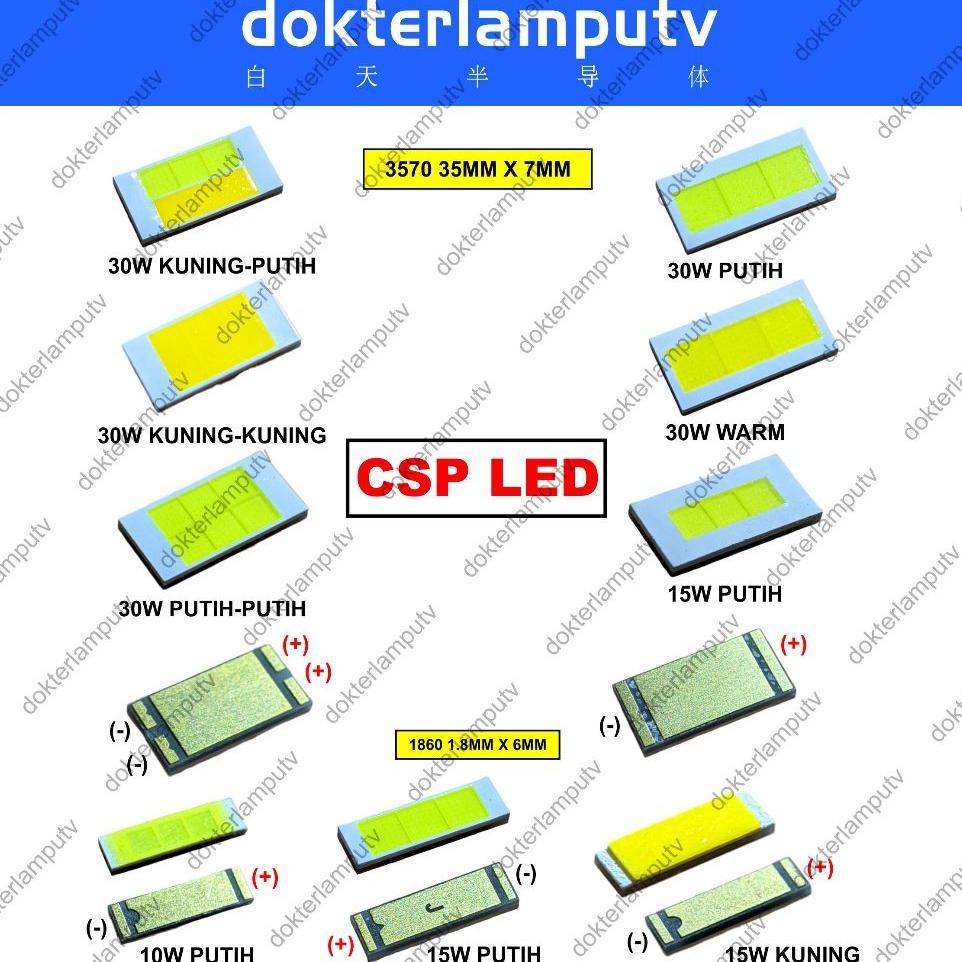 TERBARU LAMPU LED SMD CSP DAYMAKER 1860 3570 9V 10W 15W 30W HIGH QUALITY UNTUK PROJEK SERVIS DAYMAKE