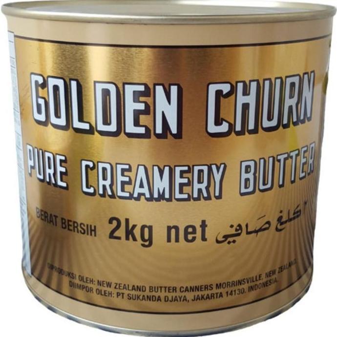 Golden Churn 2kg Tinned Butter / Golden Churn Butter 2kg / Salted Butter