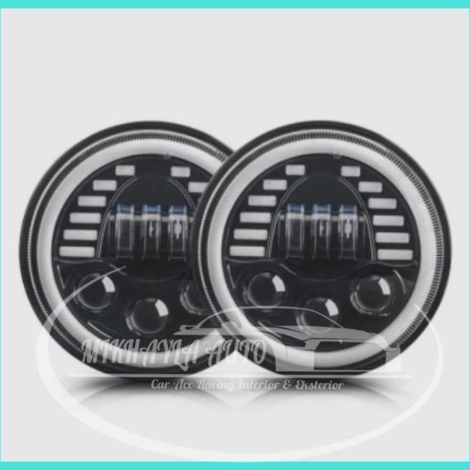 Lampu Led Headlamp Daymaker 7Inch Jeep Jimny Rubicon Hardtop Promo