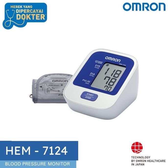 OMRON Blood Pressure Monitor HEM-7124 Tensimeter Digital