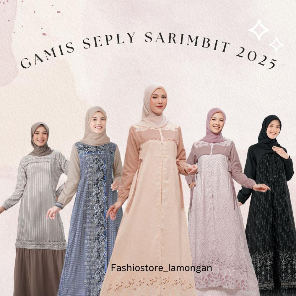 GAMIS SEPLY TENARA GAMIS MOTIF SARIMBIT 2025