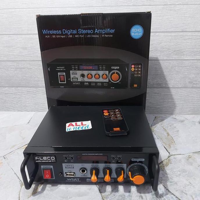 Amplifier Bluetooth Fleco D13 - Ampli Karaoke Fleco D13 Mp3 Player Harga Spesial
