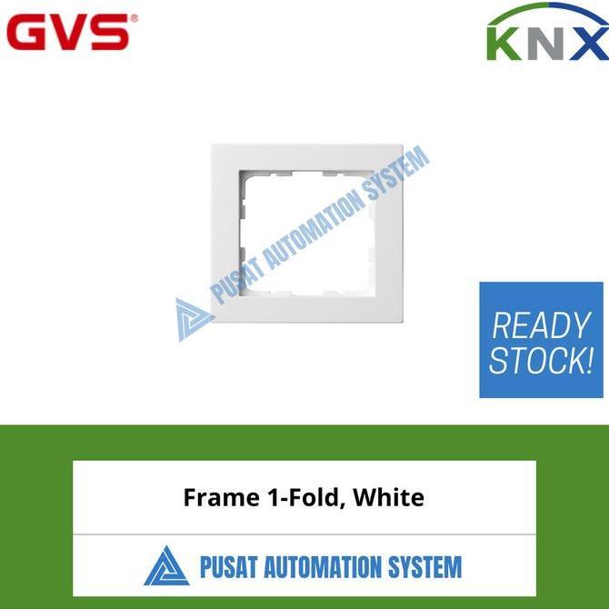 KNX GVS Frame 1 fold White, Plastic