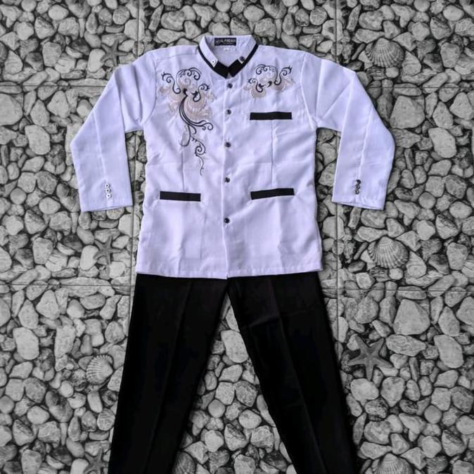 Koko Jasko Bordil Setelan Celana Anak Remaja Tanggung Baju Muslim Anak 12 - 16 Tahun SETELAN TERBARU
