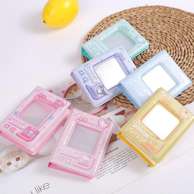 Album Foto Bermotif Kartun Buku Penyimpanan Berkapasitas Besar Kotak Persegi Terintegrasi Buku Penyi