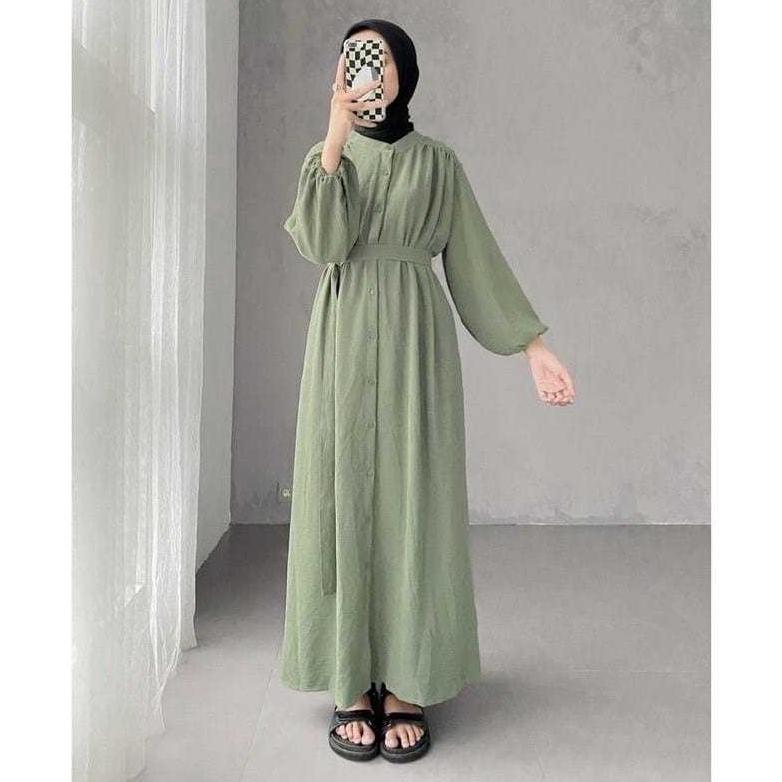 Premium Gamis Qayla - Qayla Dress - Gamis Wanita Terbaru Kekinian - Gamis Wanita Hijab Kekinian - Ga