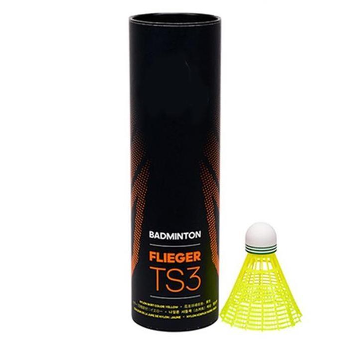 Flieger TS3 Kuning Kok Badminton isi 6 Bulutangkis