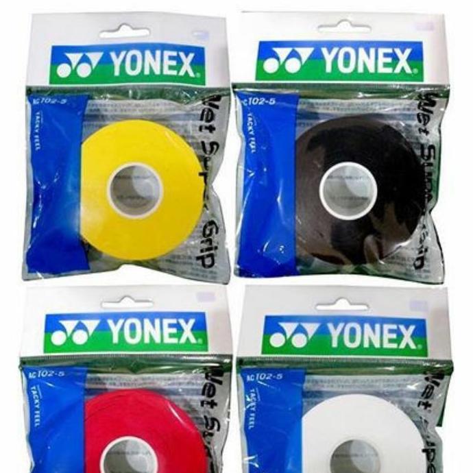 Grip Badminton Yonex AC 102 AC102 Isi 5 JP e