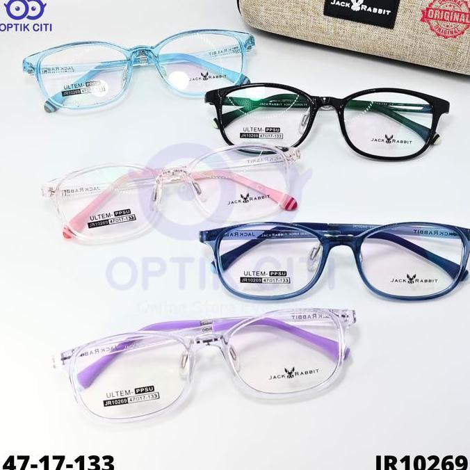 Frame Kacamata Anak-Anak Jack Rabbit JR 10269 Lentur Ringan Original murah