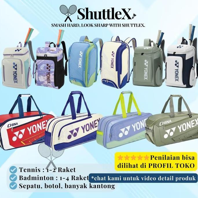Tas Badminton Yonex Cewe Cowo Ransel Bulutangkis