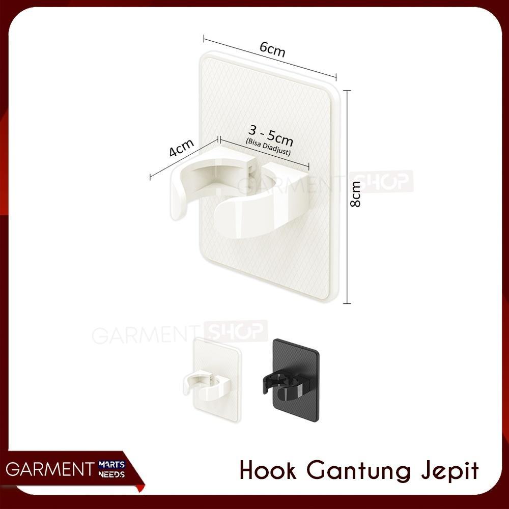 Hook Gantungan Tempat Sisir Catokan Rambut Shaver Rak Cermin Salon Kabinet Wastafel Kamar Mandi Mult