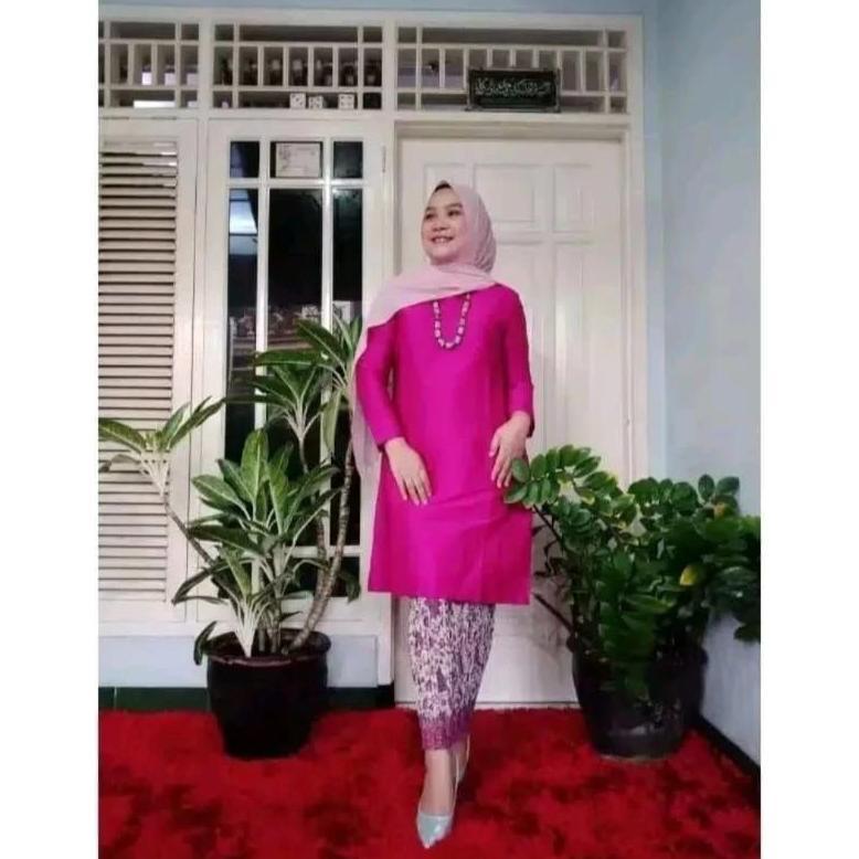 Baju Kurung Melayu Polos / Set Kebaya Tunik Melayu / Baju Kurung Malaysia