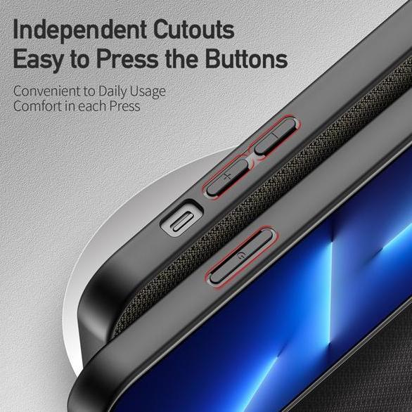 case IPHONE 13 PRO MAX DUX DUCIS FINO NYLON SOFT spigen murah