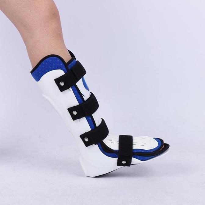 AFO Sepatu Patah Tulang Kaki Tinggi 23-40 cm Dengan Pelat Pelindung Penyangga Tulang Kaki Pengganti 