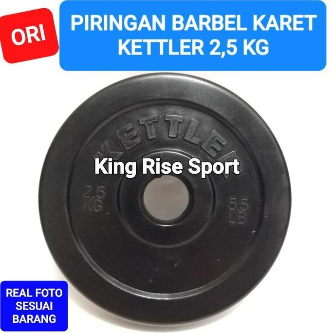 Kettler Rubber Plate/ Piringan Barbel Karet 2,5 Kg
