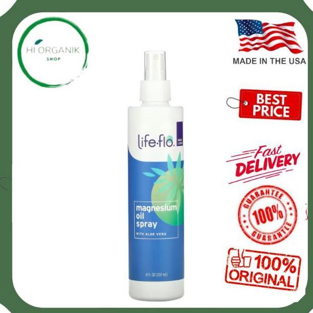Life flo Magnesium Oil Spray with Aloe Vera 237 ml