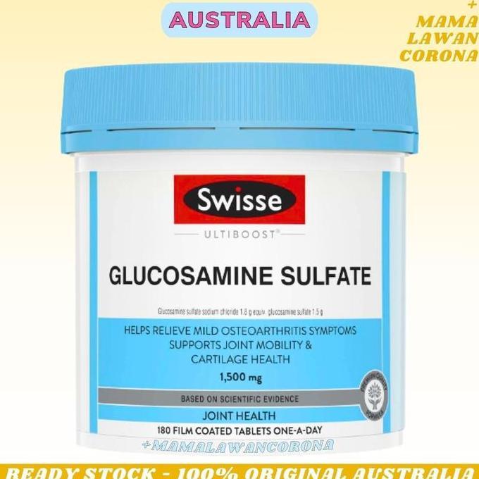 Swisse Glucosamine Sulfate 1500mg 180 Tablets 1500 mg Tablet