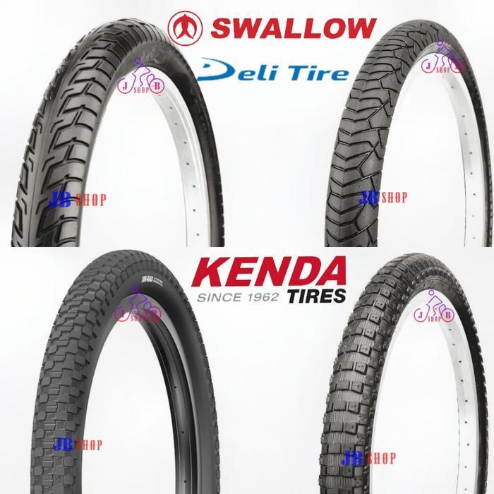BAN LUAR SEPEDA  20 X 1.95 2.125 2.30 2.50 195 2125 230 250 SWALLOW KENDA  SEPEDA BMX FAT BIKE 20x2.