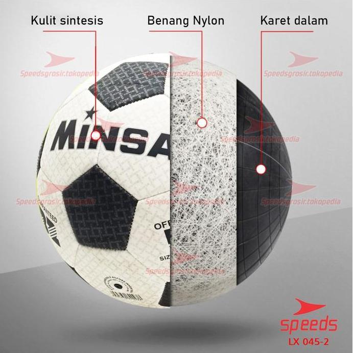 Bola Futsal Bola Kaki Football Speeds Minsa Import Bola Sepak