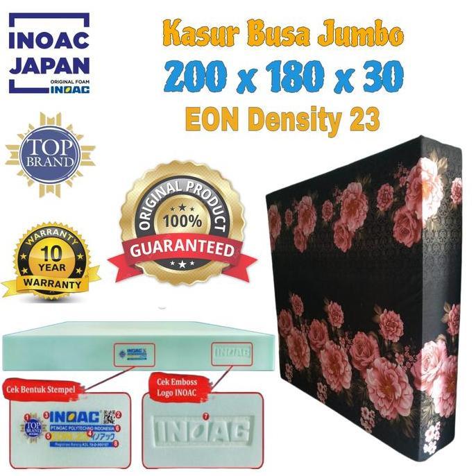 Kasur INOAC No.1 ukuran 200x180x30 EON D23 Asli Busa