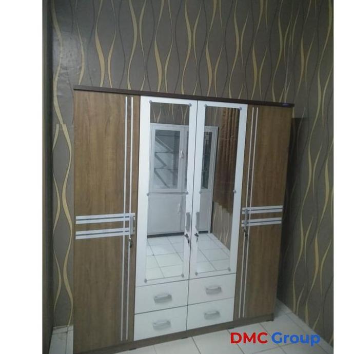 Lemari Baju/Pakaian 4 Pintu Lemari Jumbo Gstar Olympic Bandung