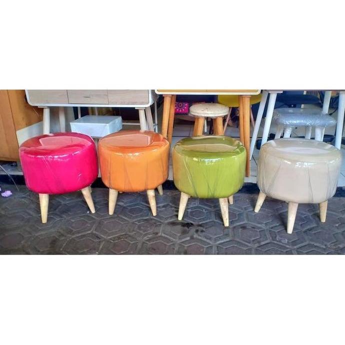 Kursi puff stool mushroom 1 warna kursi sofa tambahan BANDUNG