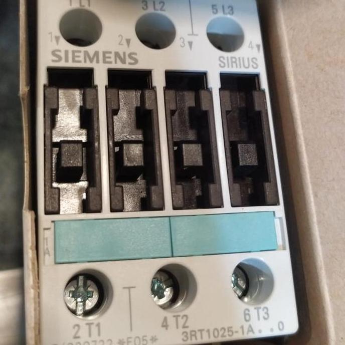 Kontaktor Siemens 3Rt1025-1Af00 40A 110V 7.5Kw New Stok