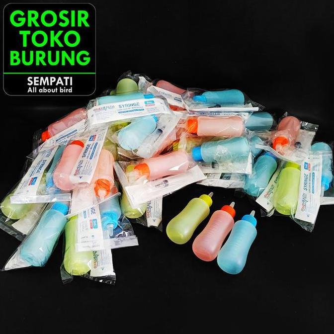 SEMPATI GROSIR Fullset Botol Dot Kucing 100ml Plus Refill Dot Multifungsi Isi 20 Set Size Kecil Spui
