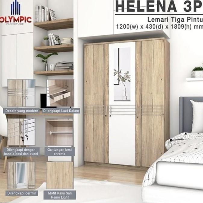 Lemari Olympic 3 pintu