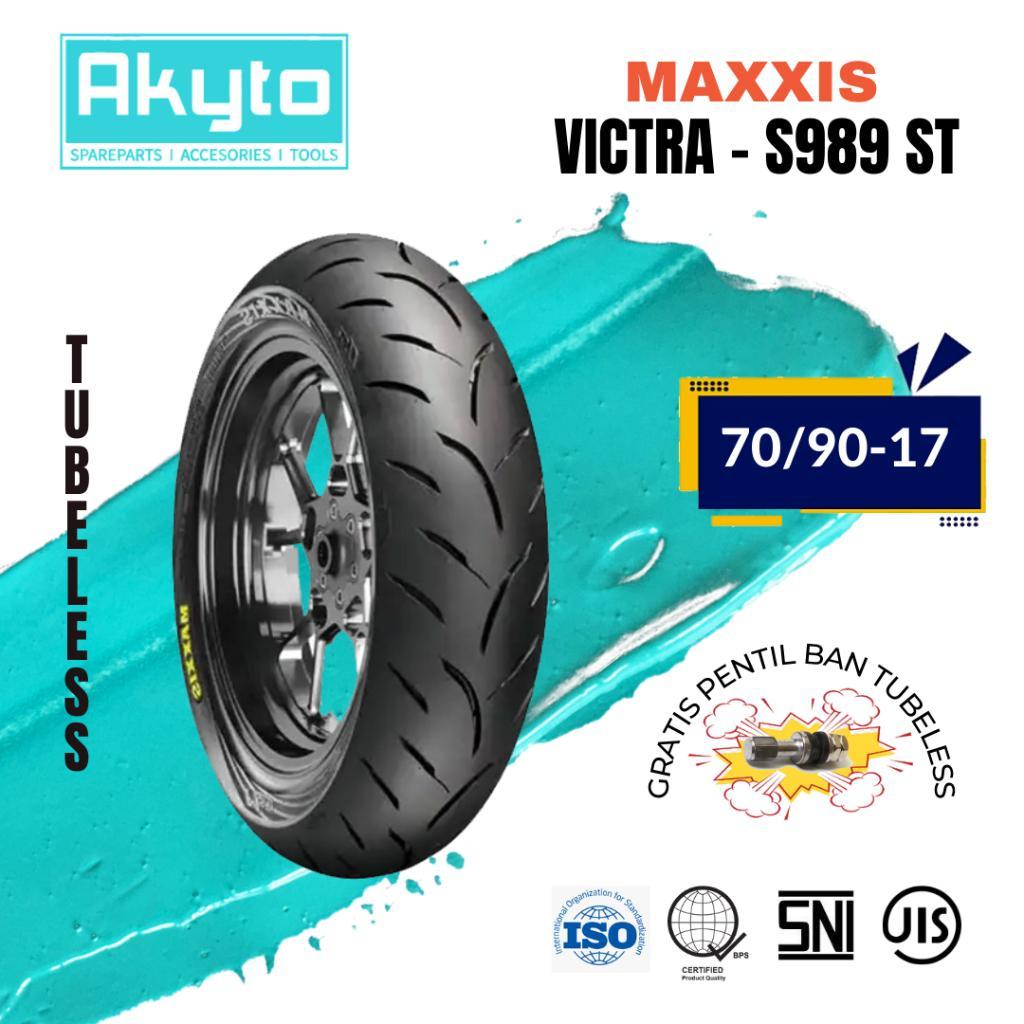 BAN MAXXIS VICTRA S98 ST TUBELESS BAN MOTOR RING 17 <FREE PENTIL> (60/80-17, 70/90-17 , 90/80-17 , 1