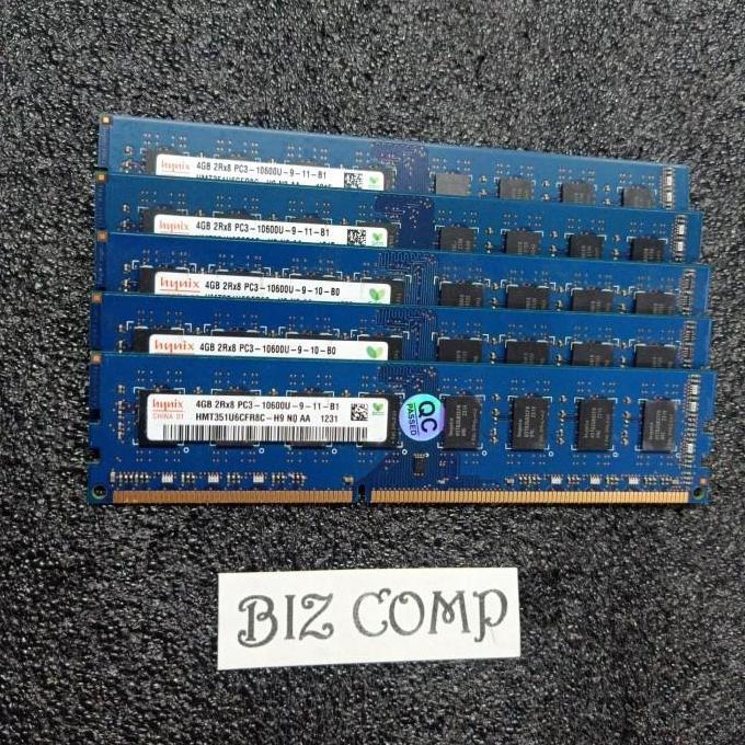 HYNIX 4GB 2RX8 PC3 10600U MEMORY RAM PC DDR3 4GB 1333MHZ CIS