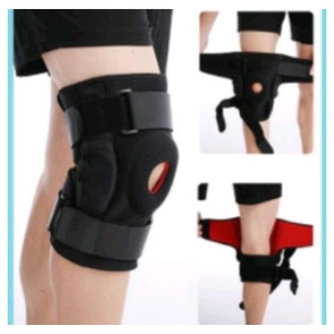 AOLIKES 7907 Knee Support Decker Kneepad Strap terapi bantu lutut atlit lansia pasien orthopedic