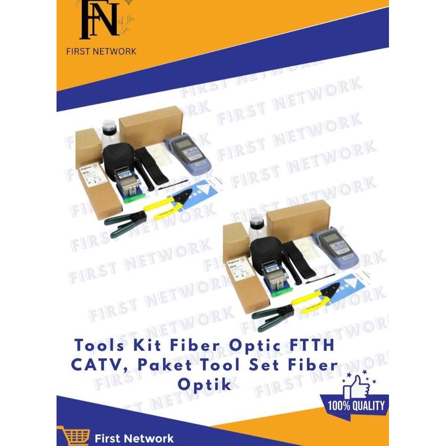 TOOLS KIT FIBER OPTIK FTTH / TOOL KIT FO LENGKAP / TOOLSKIT FIBER OPTIK