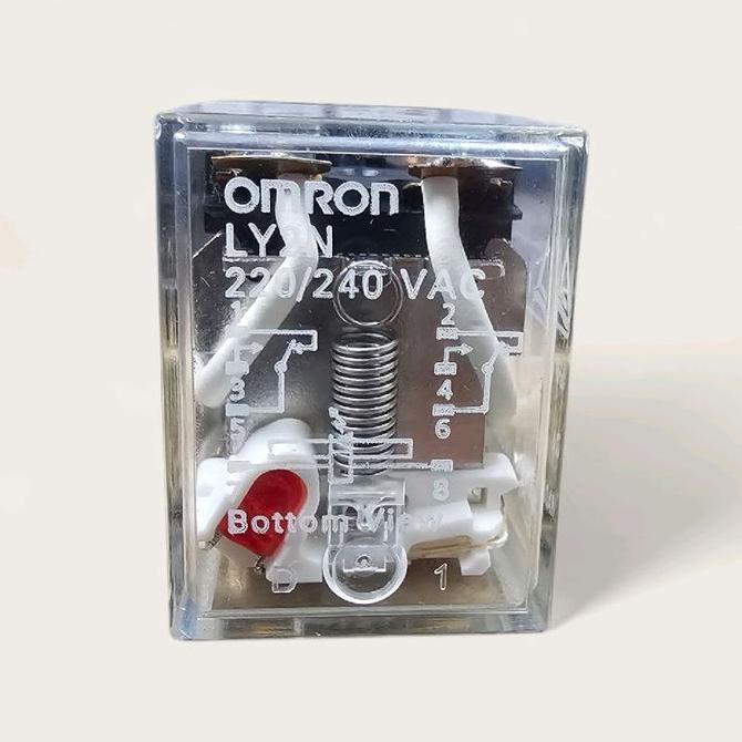 Omron Relay Ly2N 220Vac Original 8 Kaki 10A Tipe Ly2N 220 Vac Murah
